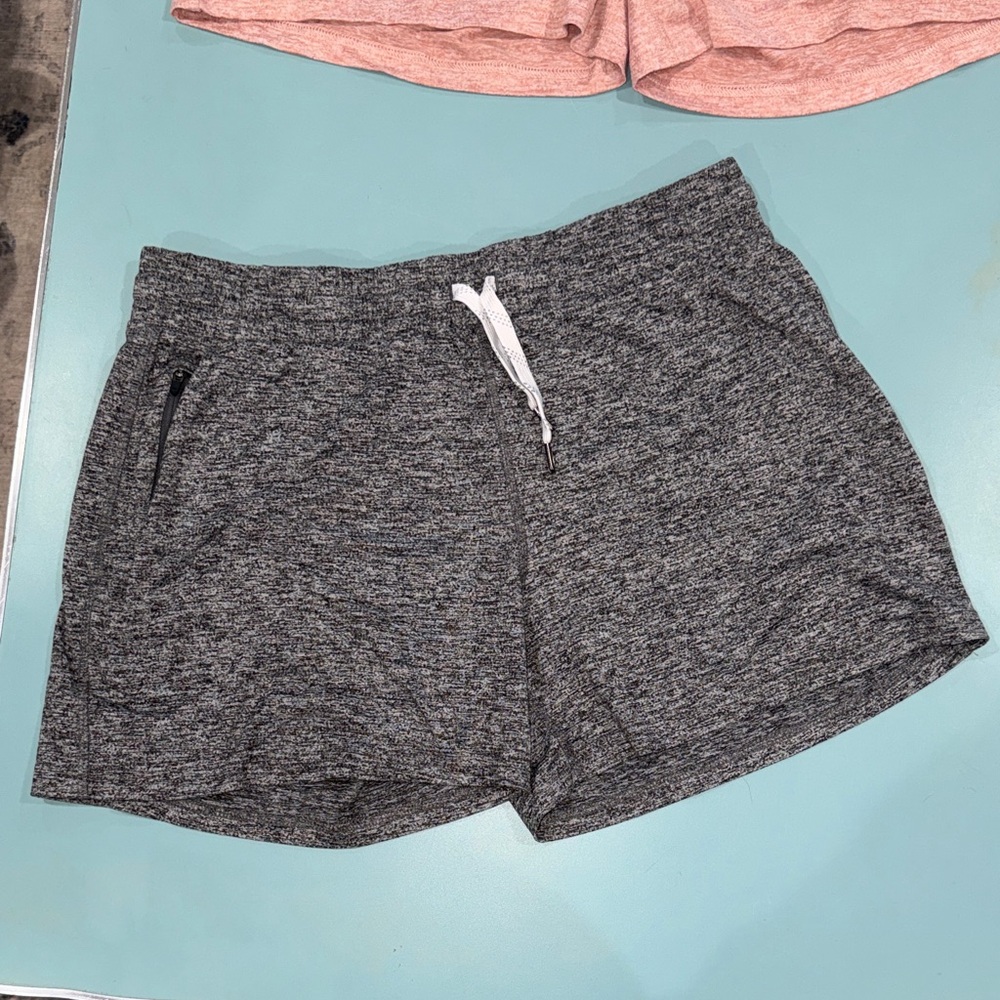 Pacific Trail Gray Charcoal Athletic Lounge Shorts Medium